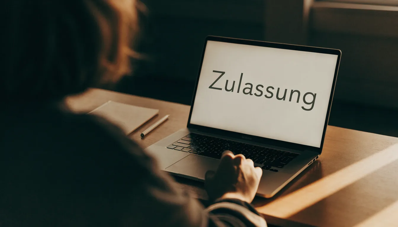 Ein Fußballtor mit Netz bei Sonnenuntergang auf einem leeren Platz, die Schatten der Torpfosten liegen lang auf dem Gras.