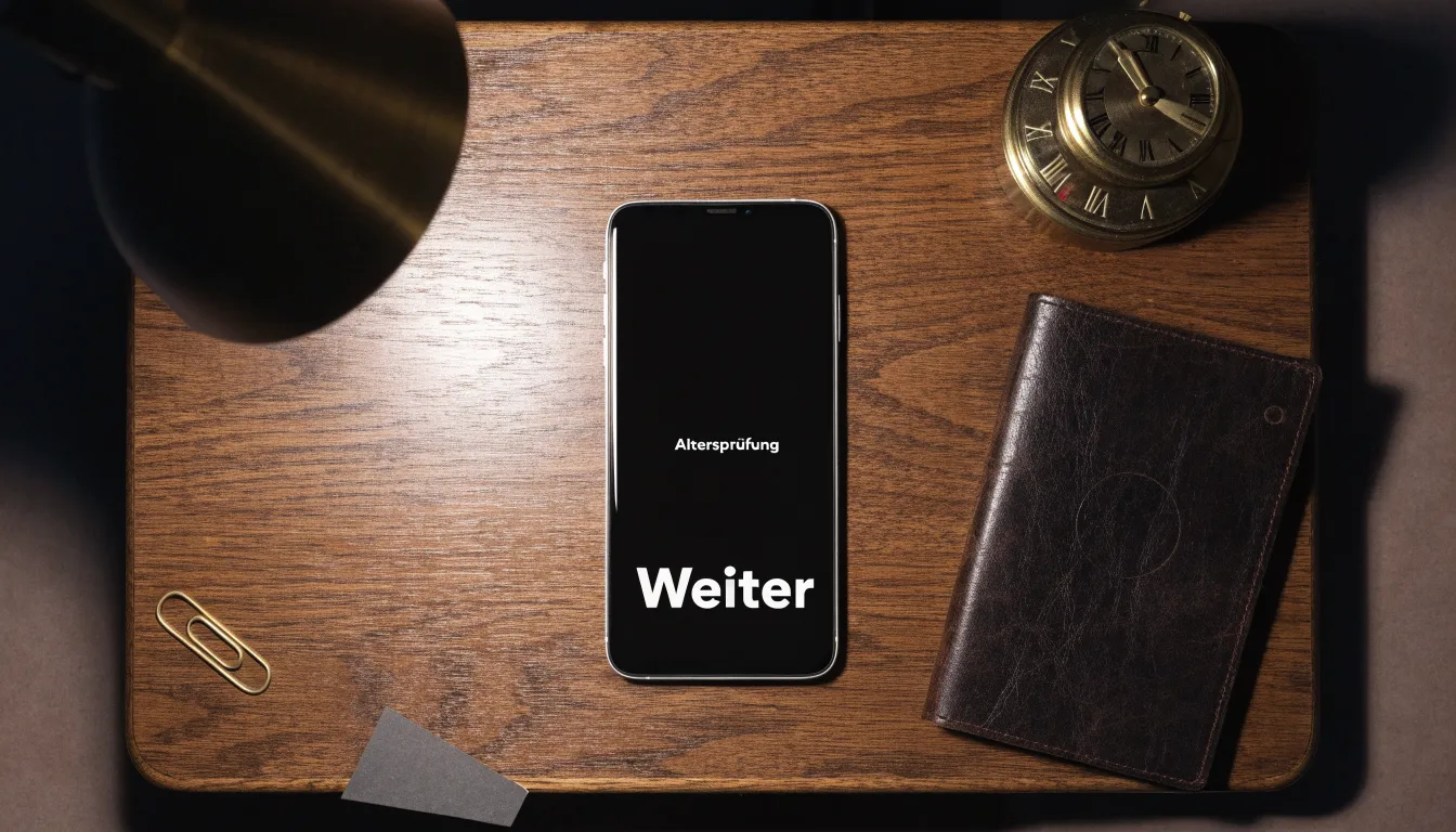 Eine Balkenwaage aus Messing steht neben einem hölzernen Richterhammer auf einem dunklen Pult, im Hintergrund ein unscharfes Bücherregal.